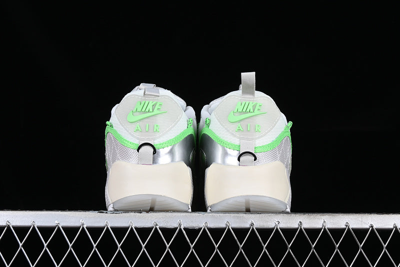 Air Max 90 White/Grey/Silver-Green