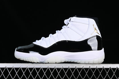 Air Jordan Retro 11 DMP Black/White-Gold