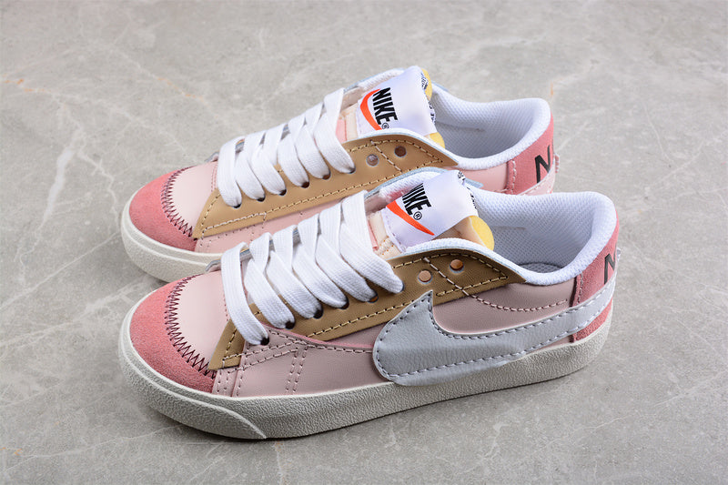 NK Blazer Low 77 Jumbo Pink/White-Brown